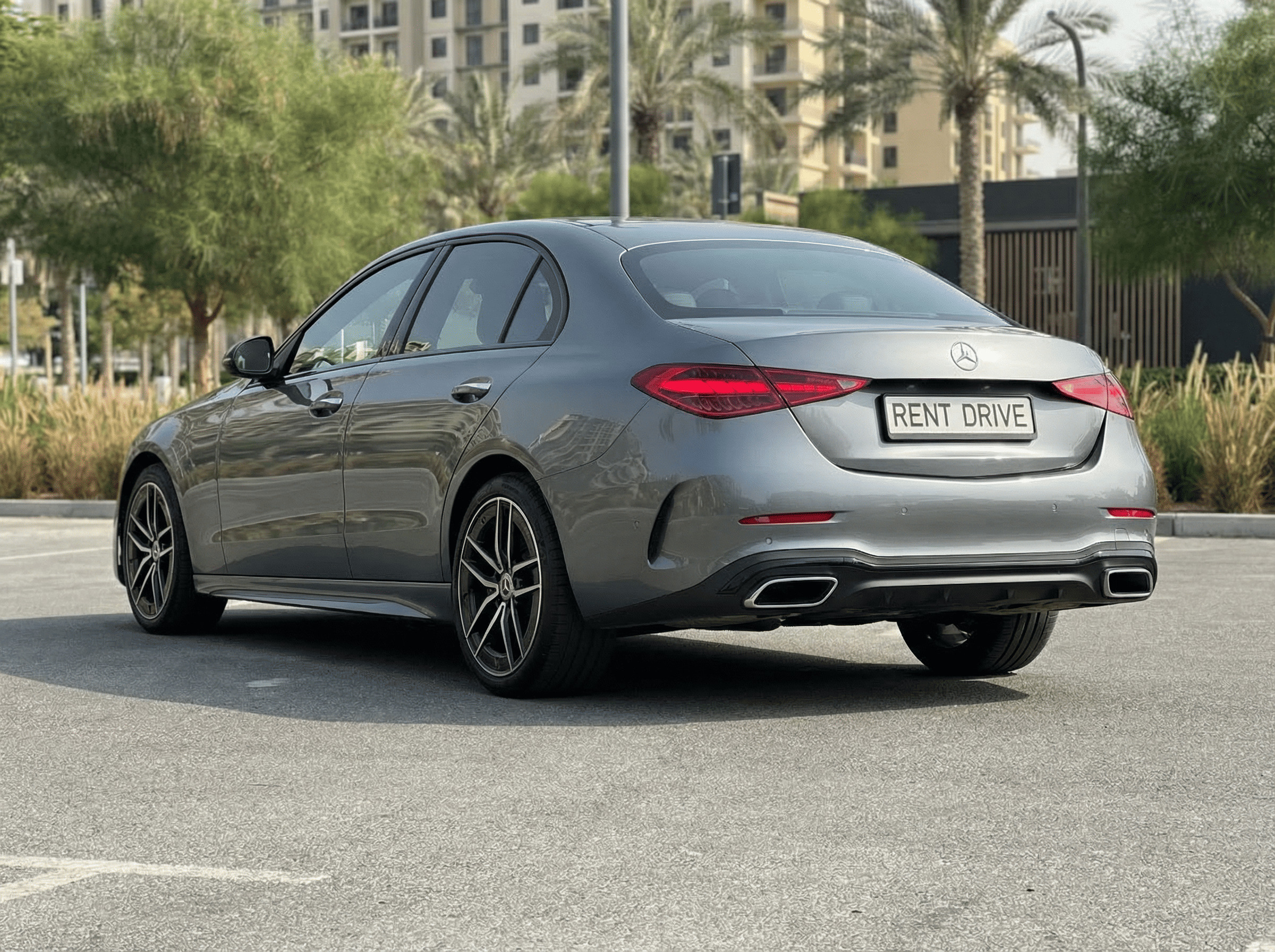 alt - Mercedes C-class car rental in Dubai