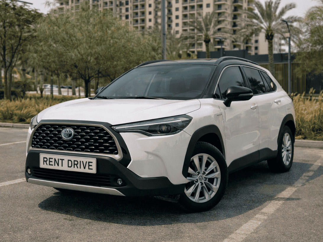 toyota corolla cross rentdrive ae
