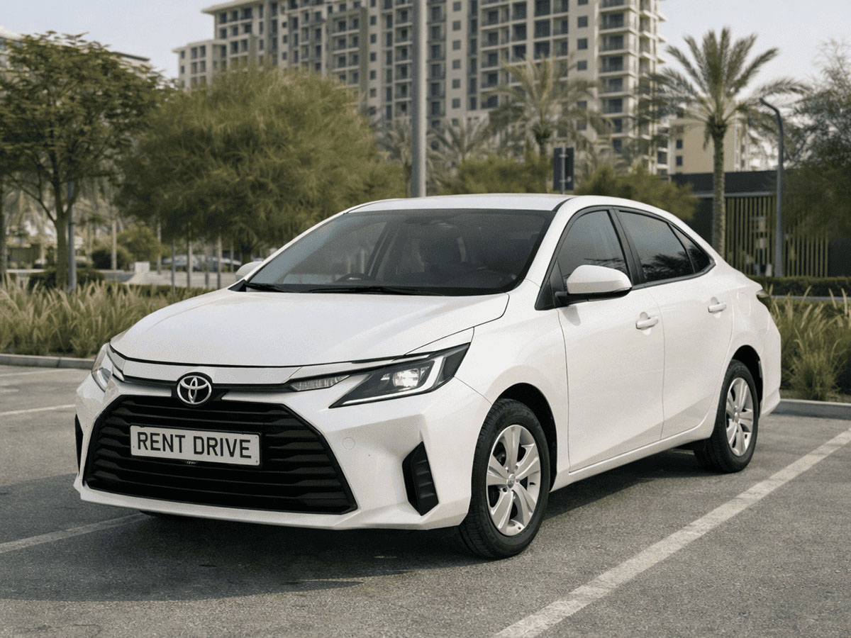 alt - Toyota Yaris — RentDrive прокат автомобиля эконом класса в Дубае